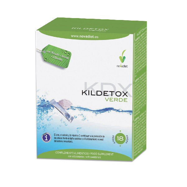 NOVADIET KILDETOX VERDE 18 sticks