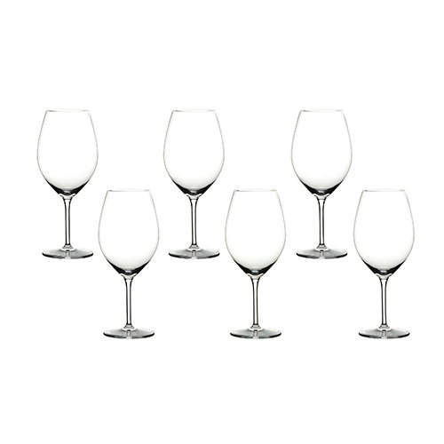 Summa DUNA Copa Burdeos, Cristalería de Mesa, 60 cl, 22.3 cm de Altura, Cristalino, Borde Fino (Set de 6) Summa DUNA Copa Burdeos, Cristalería de Mesa, 60 cl, 22.3 cm de Altura, Cristalino, Borde Fino (Set de 6)