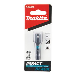 Makita Adaptador de 1/4 pulgada Hexagonal a 3/8 pulgadas Cuadrado 50 mm