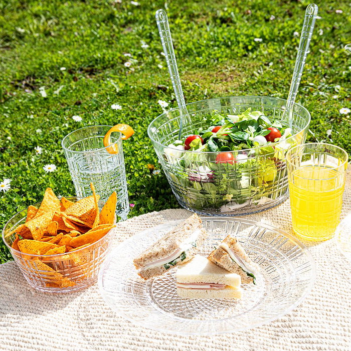 Plato Llano Poliestireno Viba Quid 26 cm (24 Unidades) Plato Llano Poliestireno Viba Quid 26 cm (24 Unidades)