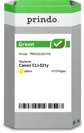 Prindo Cartucho de tinta PRICCLI531YG Green