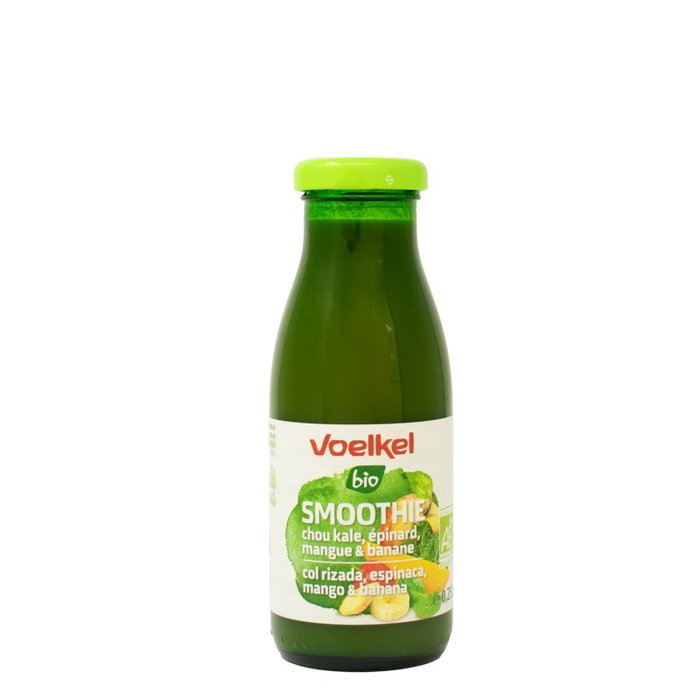 VOELKEL Smoothie Verde de Mango, Kale y Espinacas BIO 250ml