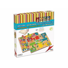 Cayro Juego Parchís-Oca Piratas de Madera 29x29 cm