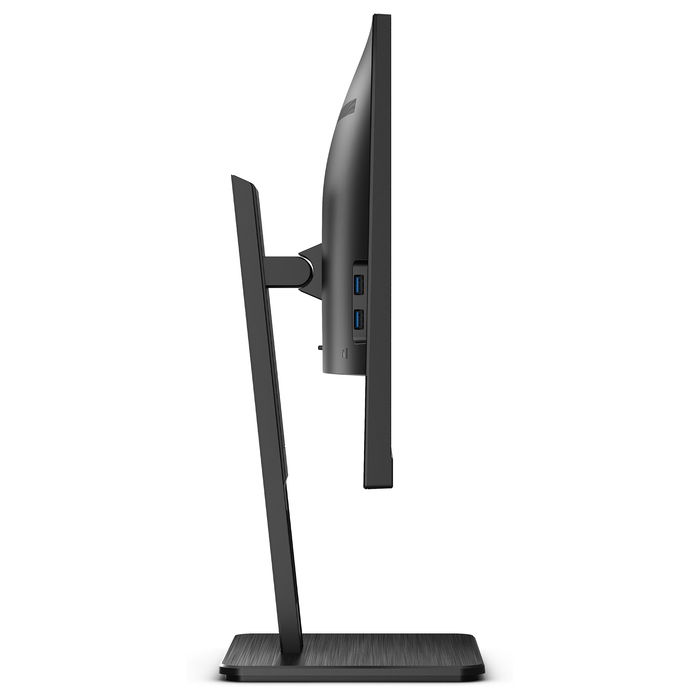 AOC Q24P2Q Monitor 23.8" IPS QHD (2560x1440) 75Hz, AMD FreeSync, 4ms, 250cd/m², HDMI+DP+USB Hub, Altavoces, Ajuste Altura, Negro