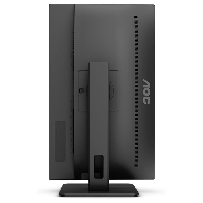 AOC Q24P2Q Monitor 23.8" IPS QHD (2560x1440) 75Hz, AMD FreeSync, 4ms, 250cd/m², HDMI+DP+USB Hub, Altavoces, Ajuste Altura, Negro