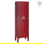Armario 2 Puertas y 2 Cajones Rojo 55 X 33 X 185 cm