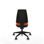 PIQUERAS Y CRESPO Silla de oficina Elche Naranja sin brazos