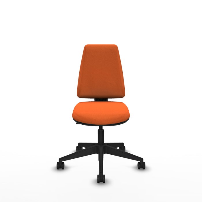 PIQUERAS Y CRESPO Silla de oficina Elche Naranja sin brazos PIQUERAS Y CRESPO Silla de oficina Elche Naranja sin brazos