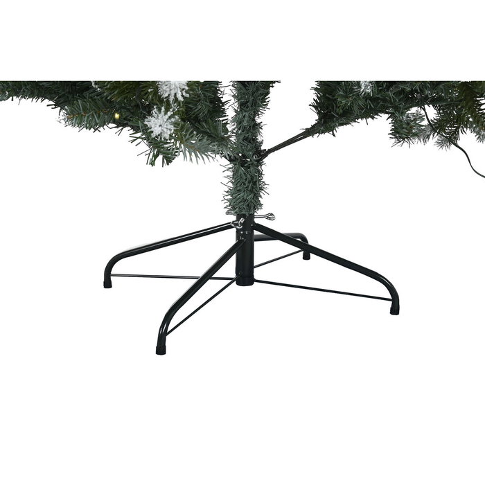 DKD Home Decor Árbol de Navidad LED Nevado 180 cm con 777 Ramas