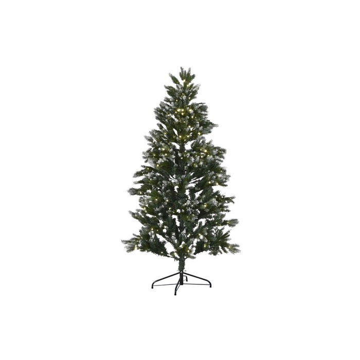 DKD Home Decor Árbol de Navidad LED Nevado 180 cm con 777 Ramas