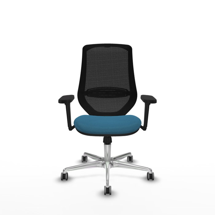 PIQUERAS Y CRESPO Silla de oficina Mardos con mecanismo Sincro, Verde petróleo y Negro PIQUERAS Y CRESPO Silla de oficina Mardos con mecanismo Sincro, Verde petróleo y Negro