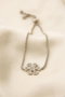 Heliophilia Silver ECBL9044 Pulsera de Metal Ajustable Antialérgica Resistente al Deslustre Elegante para Mujer 24cm