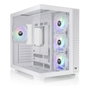 Thermaltake View 380 TG ARGB Snow White Midi Torre PC Blanco SPCC Vidrio Templado RGB