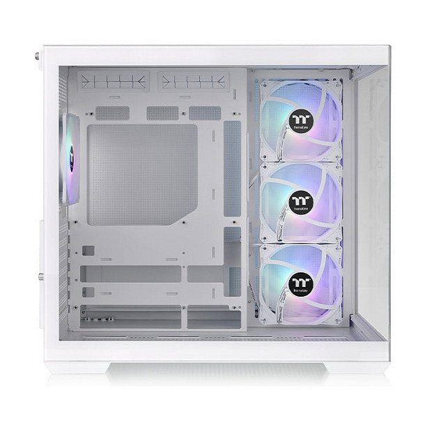 Thermaltake View 380 TG ARGB Snow White Midi Torre PC Blanco SPCC Vidrio Templado RGB