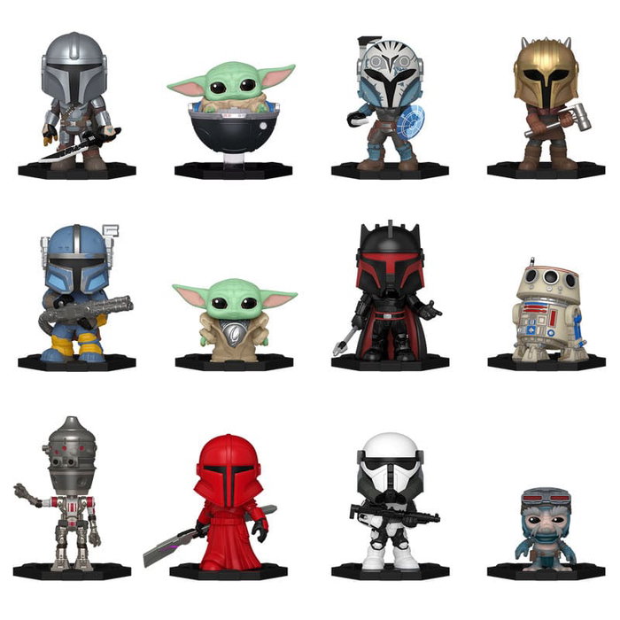 Funko Star Wars Mystery Minis Expositor de 12 Minifiguras The Mandalorian