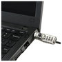Dicota Cable de Seguridad Kensington con Combinación, Cerradura N-Lock 2.5x6mm, Cable 2 m, Antracita