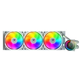 Cougar Poseidon Elite 360 Refrigeración Líquida AIO ARGB CPU Negra - CGR-PSDELRGB-B-360, 3 Ventiladores de 12 cm, AM4, AM5, LGA 1700