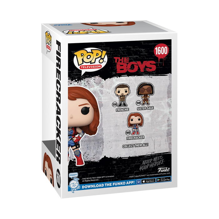 Funko Pop Firecracker The Boys Figura de Vinilo 9.8 cm Coleccionable 75645