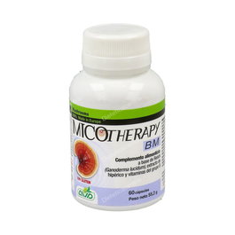AVD REFORM Micotherapy BM 60 Cápsulas - Extracto de Reishi para Ansiedad, Mejora del Sueño y Manejo del Estrés - Suplemento Adaptógeno con Vitaminas B