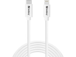 Sandberg Cable USB-C a Lightning MFI de 2 Metros, para iPhone y iPad, Carga Rápida PD