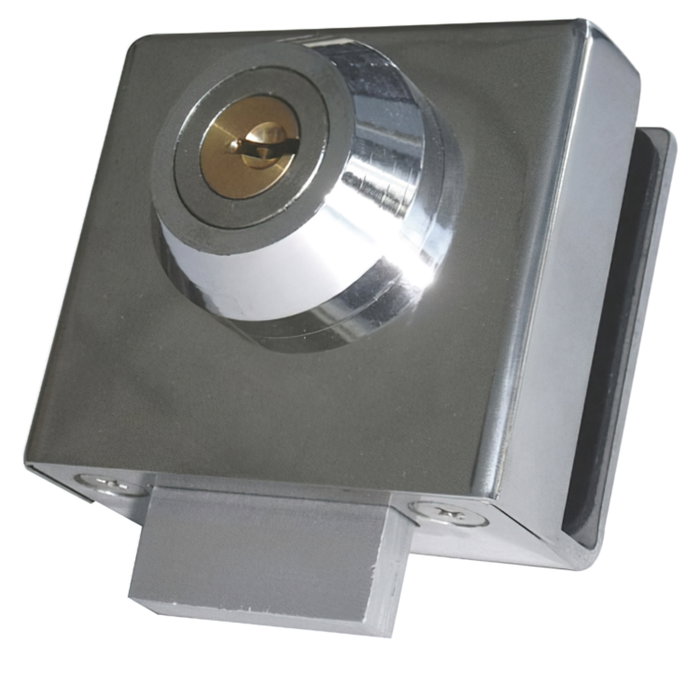 Wolfpack Linea Profesional Cerradura CBM 2004 para Puerta de Cristal con Llave Plana