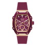 Ice Reloj 023806 con caja dorada y correa rosa