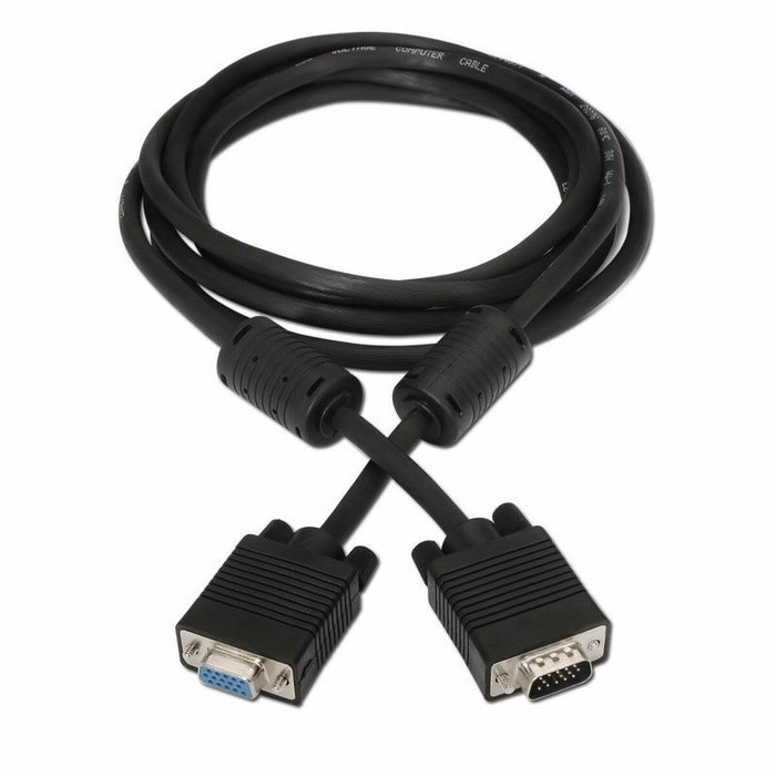 Aisens Cable VGA A113-0079 3m Macho-Hembra Negro