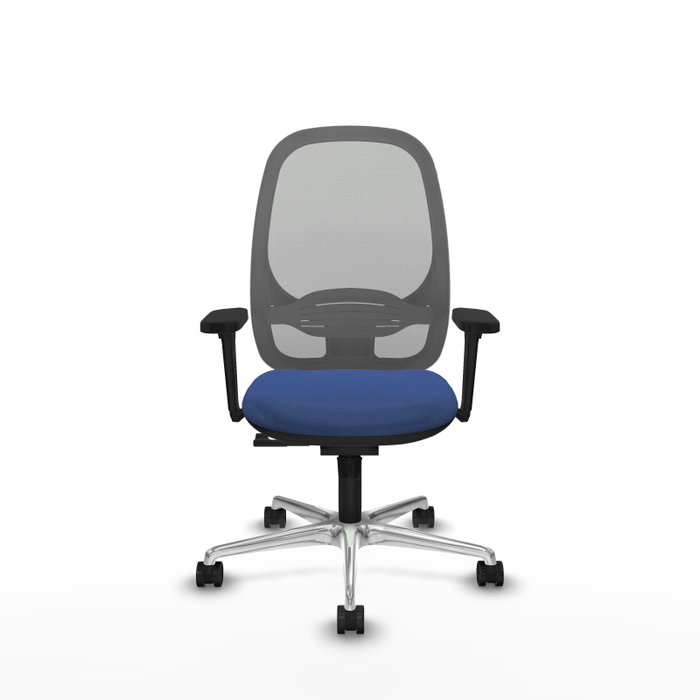 PIQUERAS Y CRESPO Silla de oficina Cilanco con Mecanismo Sincro, Azul Marino y Gris PIQUERAS Y CRESPO Silla de oficina Cilanco con Mecanismo Sincro, Azul Marino y Gris