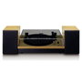 Lenco LS-300 Tocadiscos con Bluetooth, Negro/Madera