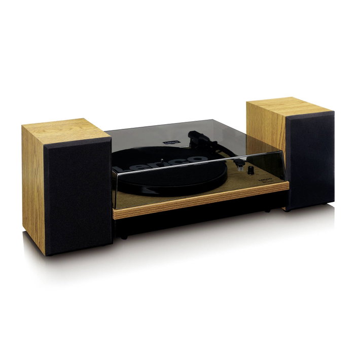 Lenco LS-300 Tocadiscos con Bluetooth, Negro/Madera Lenco LS-300 Tocadiscos con Bluetooth, Negro/Madera