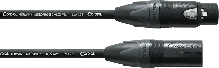 Cordial Cable De Micrófono XLR 1M Cordial Cable De Micrófono XLR 1M