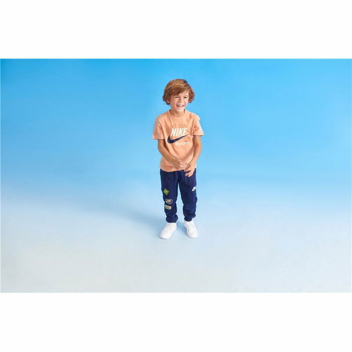 Camiseta de Manga Corta Niño Nike Retro Ss Beige