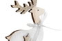 DKD Home Decor Decoración Colgante de Madera Reno Surtido 2