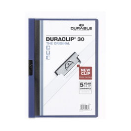 Durable Klemmhefter Duraclip DIN A4 azul oscuro