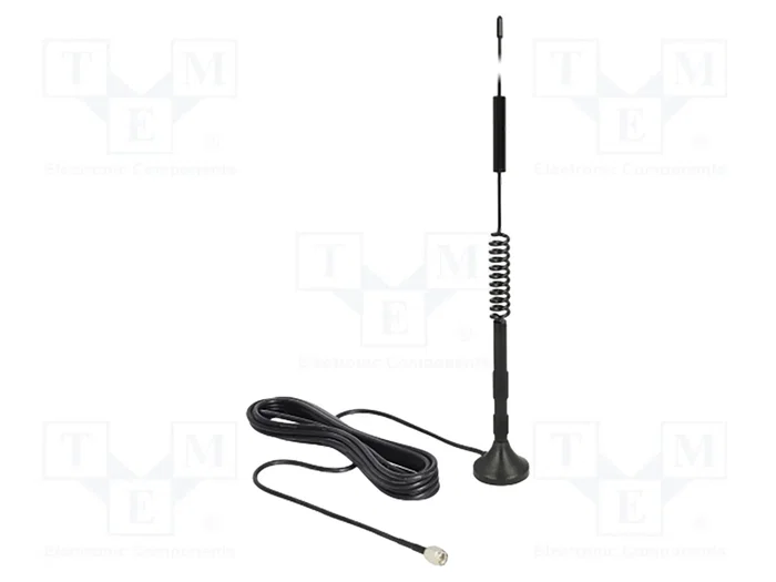 DeLOCK Antena LTE con conector SMA, 5 dBi y cable de 3 m