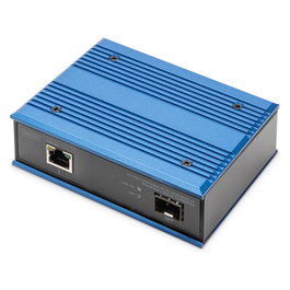 Digitus DN-652103-1 Conversor de medios industrial 10/100/1000 Base-TX a 1000 Base-FX