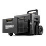 Toughbuilt Caja de Herramientas con Ruedas 2 Cajones Stacktech, Apilable, Mango Telescópico, 113 kg Capacidad, 53 x 40.5 x 47.7 cm