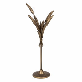 Ixia Portavelas Oro Metal de Decoración 23 x 21 x 47 cm
