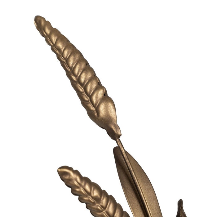 Ixia Portavelas Oro Metal de Decoración 23 x 21 x 47 cm