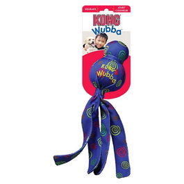 Kong Wubba Small Juguete Interactivo para Perros con Colas para Morder y Lanzar