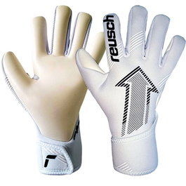 Guantes de Portero Reusch Attrakt Fastgrip Silver Blanco Adultos S