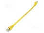 TELEGÄRTNER Patch cord Cat 6a S/FTP 0,25m Amarillo