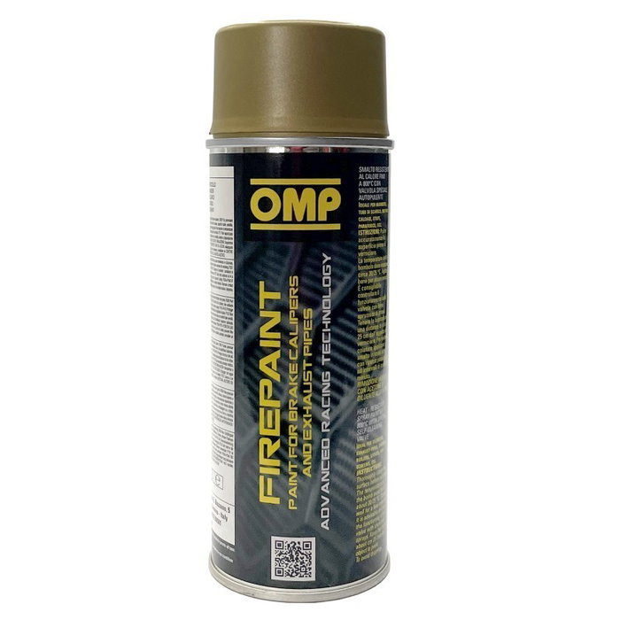 Omp OMPPC0-08708 Pintura para Pinza de Freno Resistente Alta Temperatura Dorado 400 mL Omp OMPPC0-08708 Pintura para Pinza de Freno Resistente Alta Temperatura Dorado 400 mL