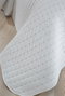 L'essentiel linge de maison Dublin - Cream Juego de Colcha 250x260cm y 2 Fundas Almohada 55x75cm Algodón 100% Color Crema