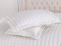 L'essentiel linge de maison Dublin - Cream Juego de Colcha 250x260cm y 2 Fundas Almohada 55x75cm Algodón 100% Color Crema