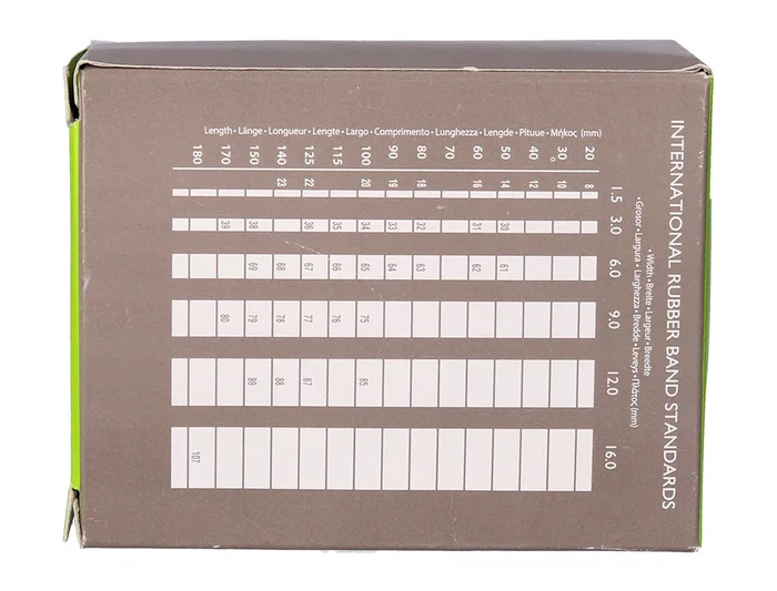 Q-connect Gomillas Elásticas Caja 100 gr Número 5 50 x 2 mm Alta Calidad Caucho Resistente