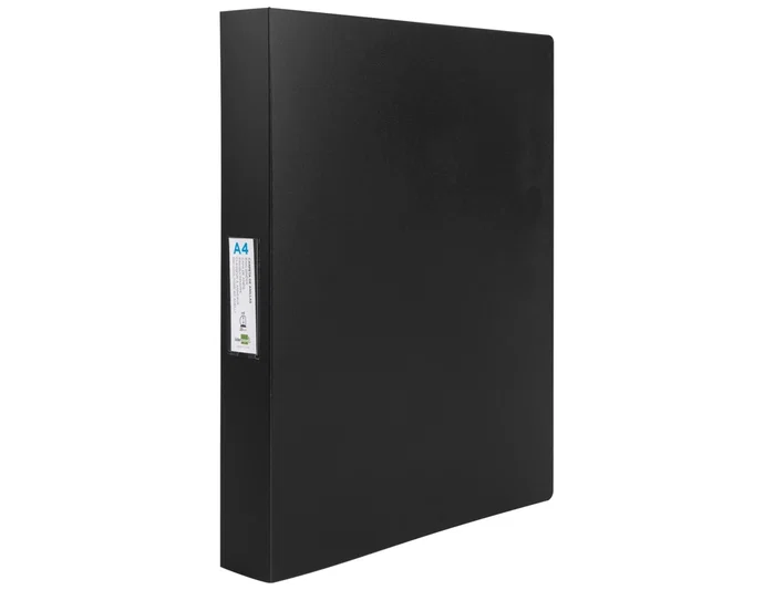 Liderpapel Carpeta de 4 anillas 25 mm Negro Opaco DIN A4 Liderpapel Carpeta de 4 anillas 25 mm Negro Opaco DIN A4