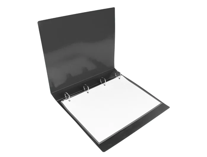 Liderpapel Carpeta de 4 anillas 25 mm Negro Opaco DIN A4 Liderpapel Carpeta de 4 anillas 25 mm Negro Opaco DIN A4