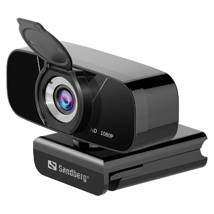 Sandberg USB Chat Webcam 1080P HD Negra