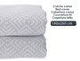 Giftdecor Colcha Cama Geometrico Gris 180x260 cm (Set de 4)